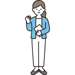 A Woman Who Takes A Guts Pose SVG Icon